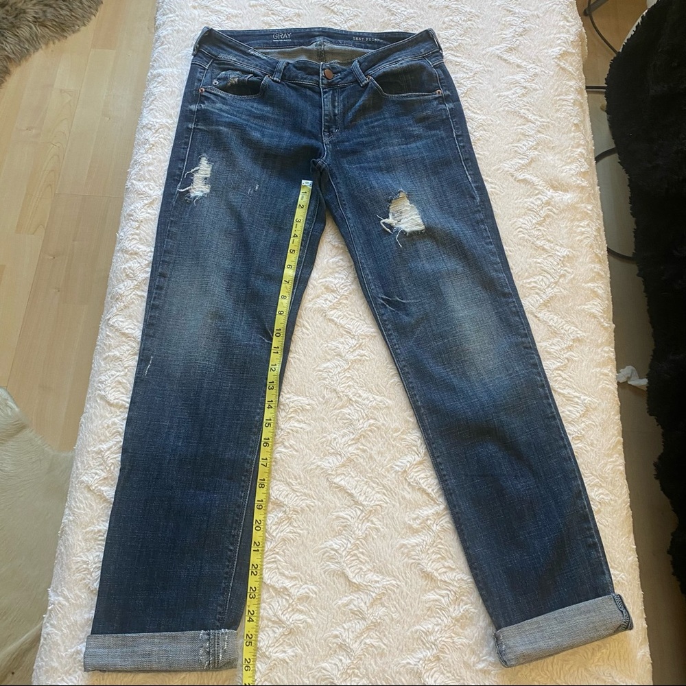 Sax fifth Avenue “Grey” Ankle crop Jeans Size 27